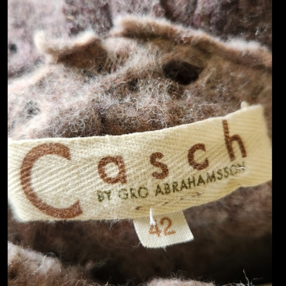 Casch by Gro Abrahamsson Long Coat Cloak Cosplay Boiled Wool Comiccon 42 - Picture 3 of 7